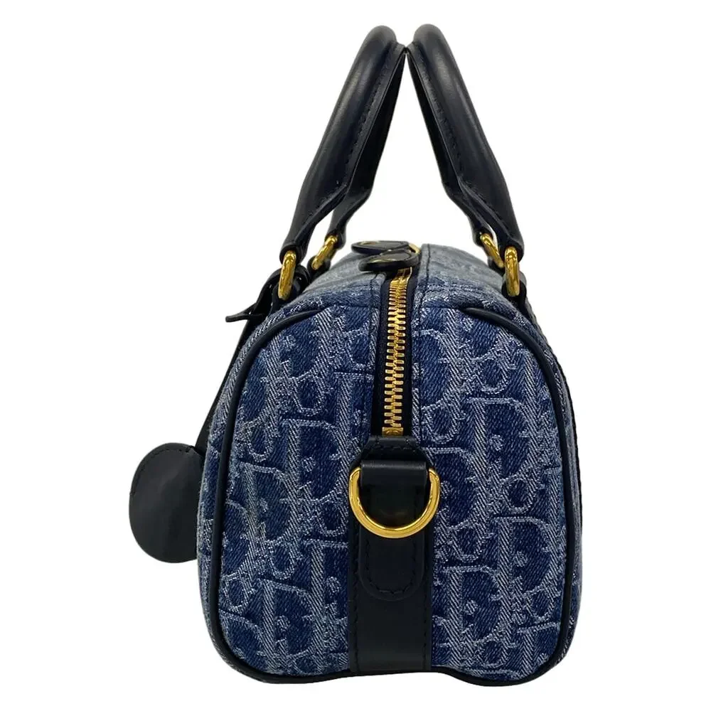Christian Dior Groove 20 Bag Small Handbag M1364UDCE49EU Cream Dark Navy